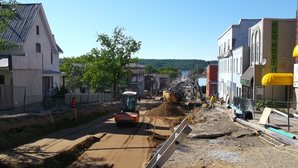 Main Street reconstruction ongoing