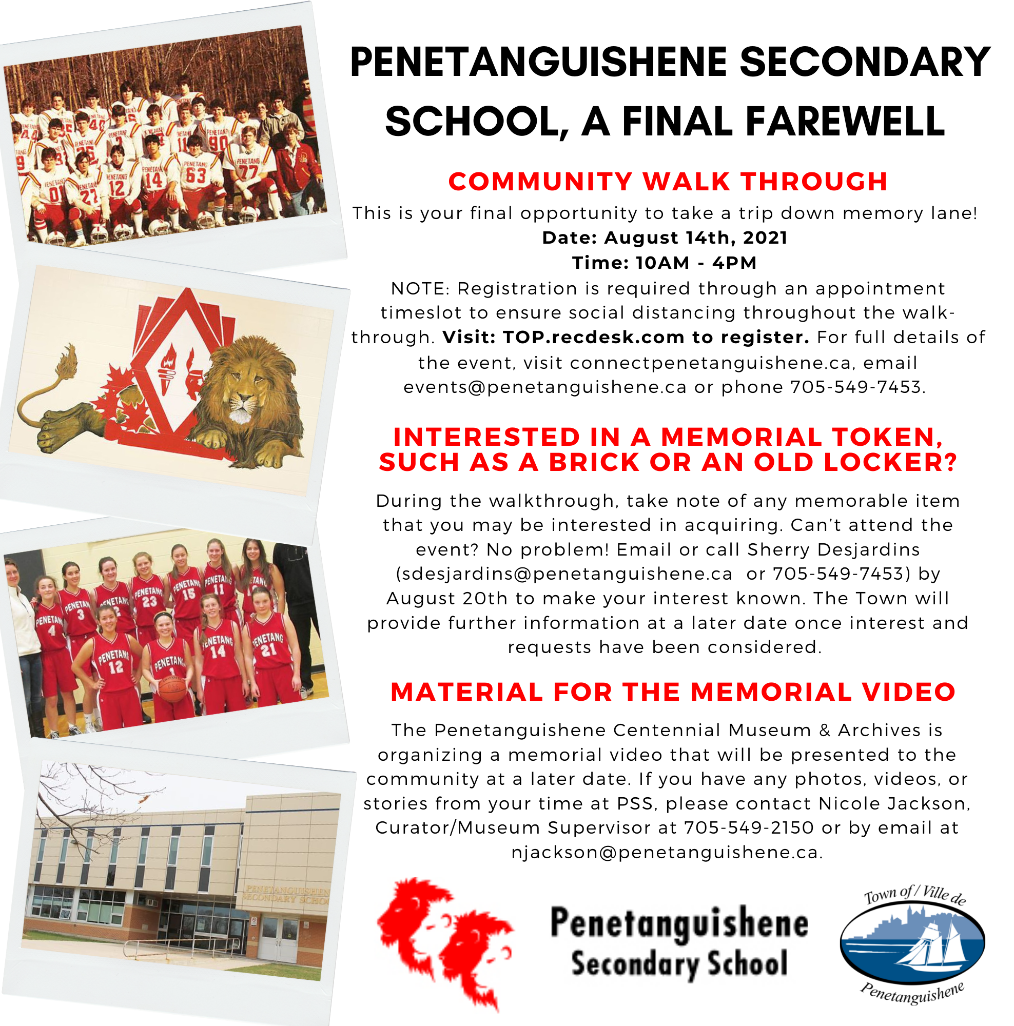 Penetanguishene Secondary School,  A Final Farewell