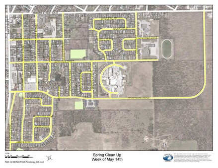 May 14 - Spring Clean up Map